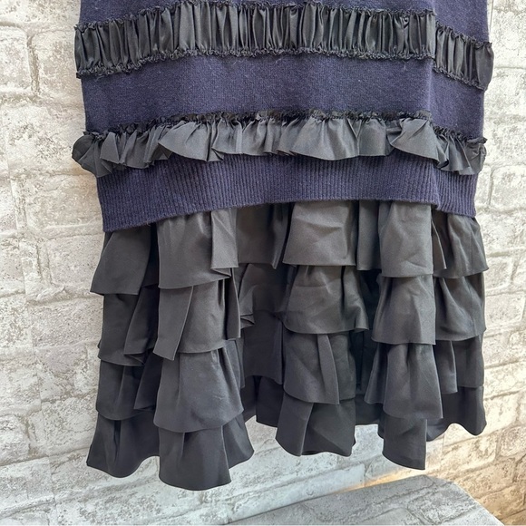 MARC by Marc Jacobs navy black sweater scoop dress women’s size XS - Picture 6 of 8